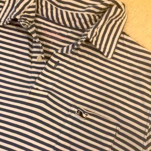 Vineyard vines size large boys striped polo shirt